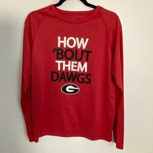How 'Bout them dogs Section Long sleeve tee size men's medium‎